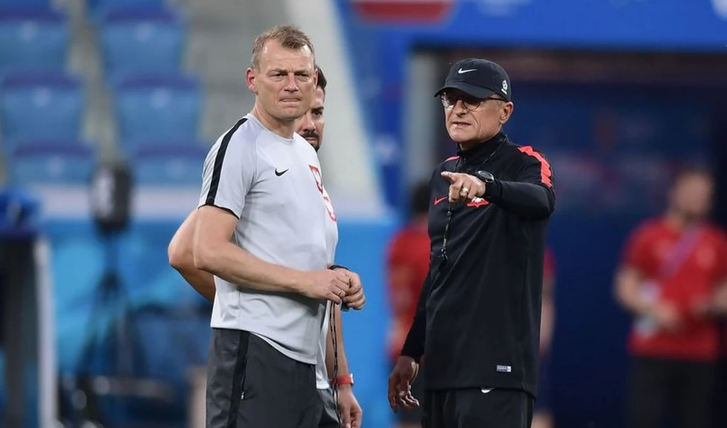 Adam Nawałka (z prawej) i Bogdan Zając - wszystko wskazuje na to, że ten duet nie wróci do reprezentacji Polski. Przynajmniej nie tym razem