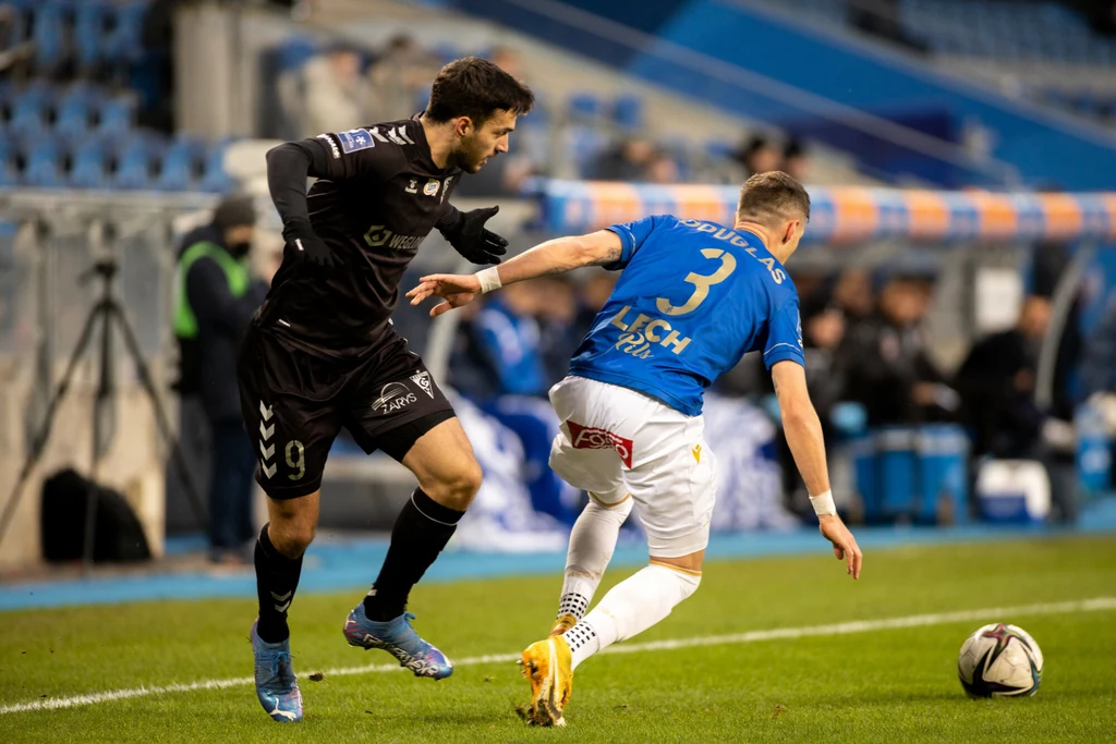 Jesus Jimenez w meczu Lech Poznań - Górnik Zabrze Jesus Jimenez w meczu Lech Poznań - Górnik Zabrze