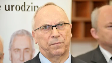 Adam Gierek na obchodach urodzin Edwarda Gierka w Sosnowcu
