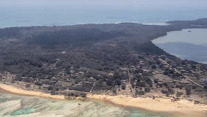 W wyspy Tonga uderzyła fala Tsunami wywołana przez wybuch podwodnego wulkanu