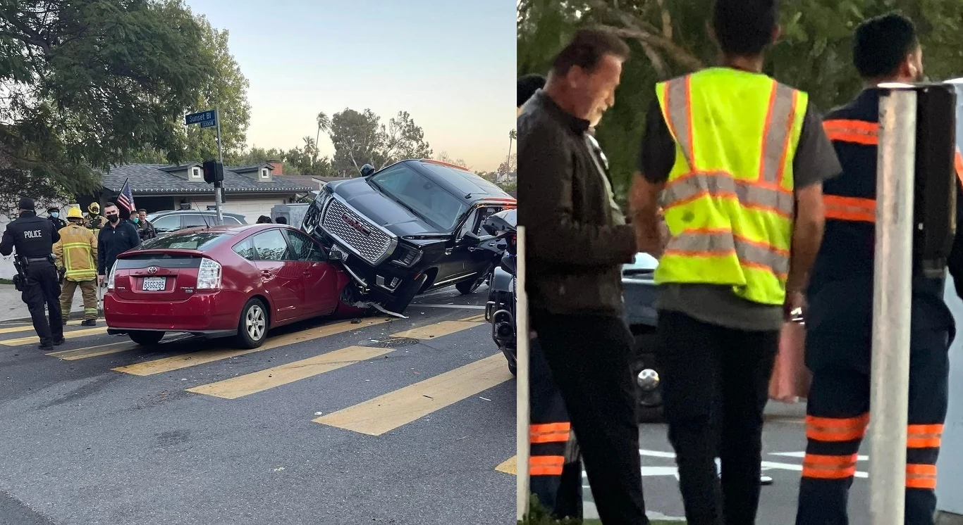 Arnold Schwarzenegger miał wypadek Arnold Schwarzenegger miał wypadek