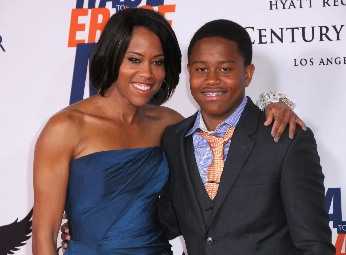 Actress Regina King i Ian Alexander Jr w 2011 roku 