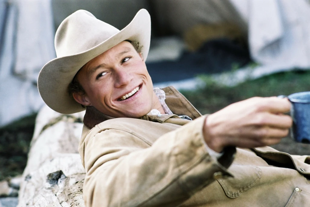 Heath Ledger w filmie "Brokeback Mountain" z 2005 roku. Heath Ledger w filmie "Brokeback Mountain" z 2005 roku.