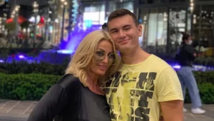 Dagmara Kaźmierska z synem Conanem
