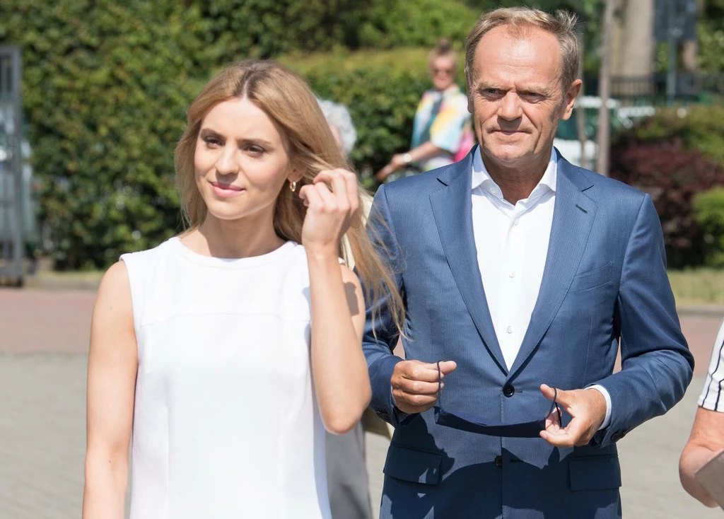 Kasia Tusk i Donald Tusk w 2019 r.
