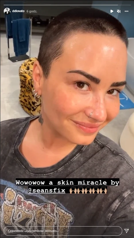 Demi Lovato na IG @ddlovato Demi Lovato na IG @ddlovato