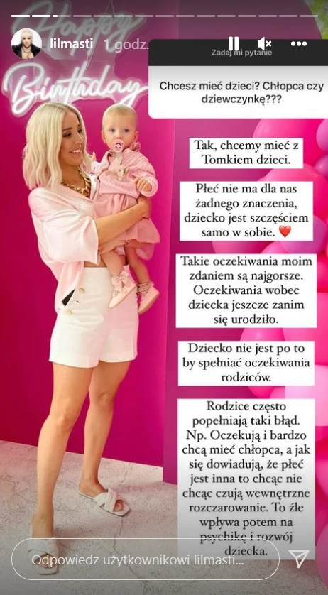 Lil Masti chce być mamą / @lilmasti Lil Masti chce być mamą / @lilmasti