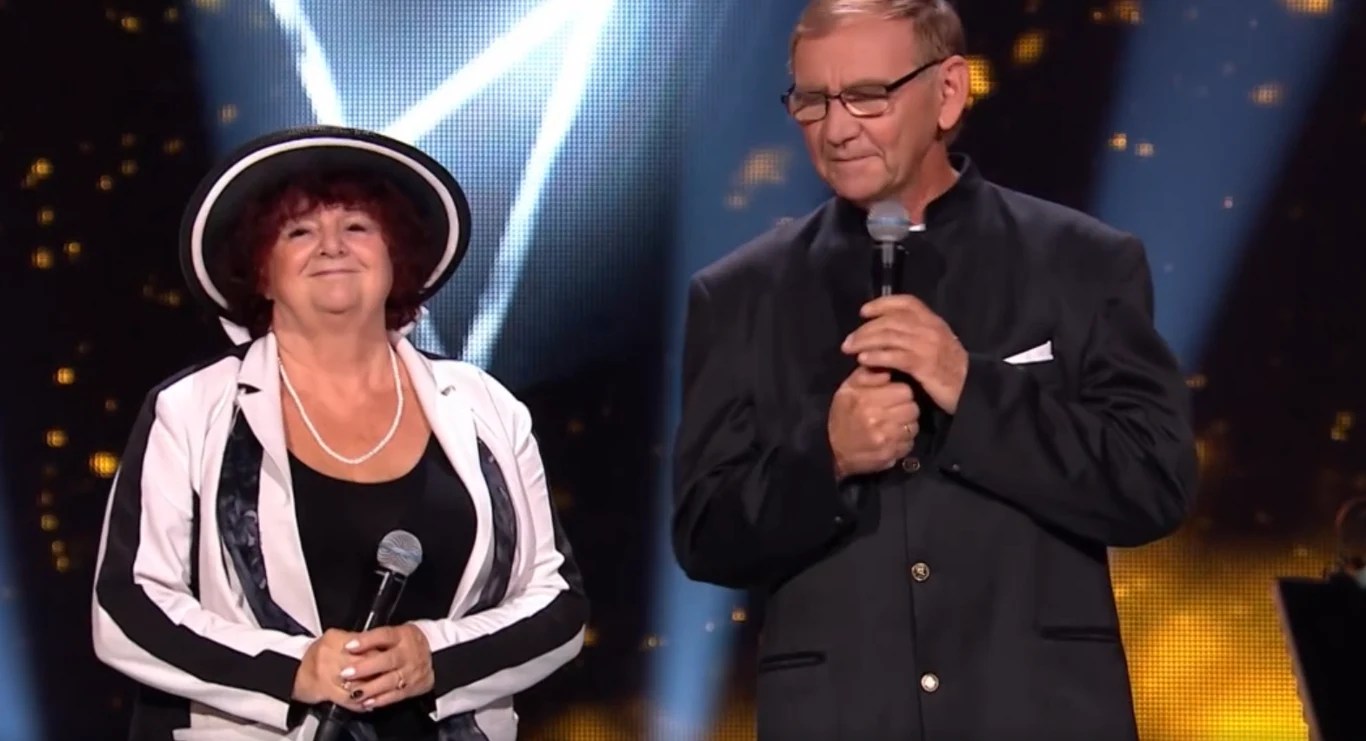 Krystyna i Edmund Pucher na scenie "The Voice Senior" Krystyna i Edmund Pucher na scenie "The Voice Senior"