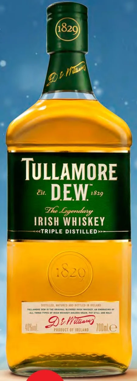 Tullamore D.E.W. Irlandzka whiskey 700 ml