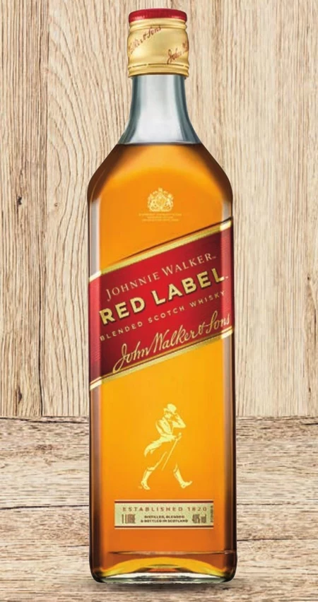 Johnnie Walker Red Label Blended Scotch Whisky 1 l