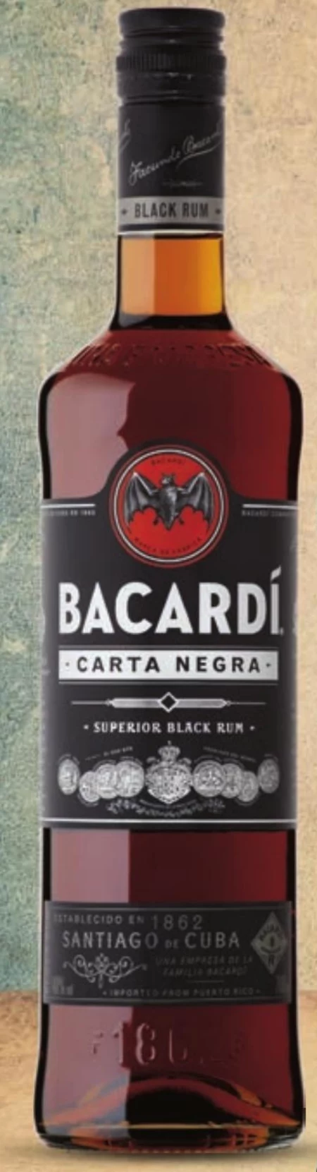 Bacardi Carta Negra Rum 700 ml