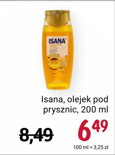 Olejek pod prysznic Isana