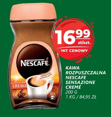 Nescafé Crema Kawa rozpuszczalna 200 g