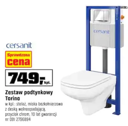 Zestaw podtynkowy Cersanit