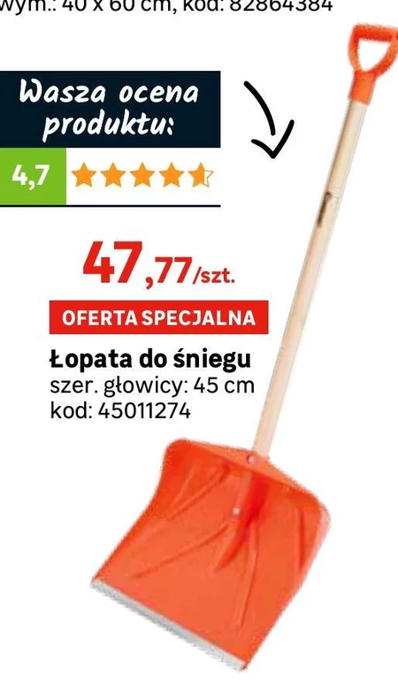 Łopata do śniegu