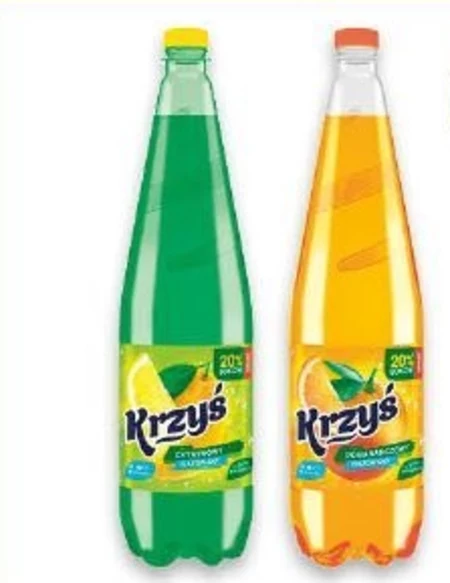 Krzyś Napój gazowany smak pomarańczowy 1,25 l
