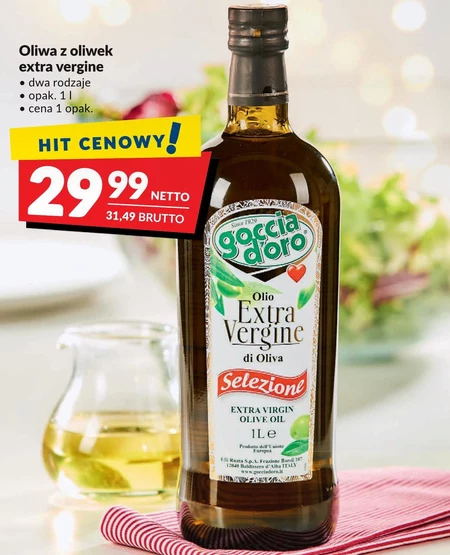 Oliwa z oliwek Goccia D'oro
