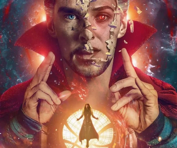 Plakat filmu "Doktor Strange w multiwersum obłędu" / Instagram @dr.strange_page Plakat filmu "Doktor Strange w multiwersum obłędu" / Instagram @dr.strange_page