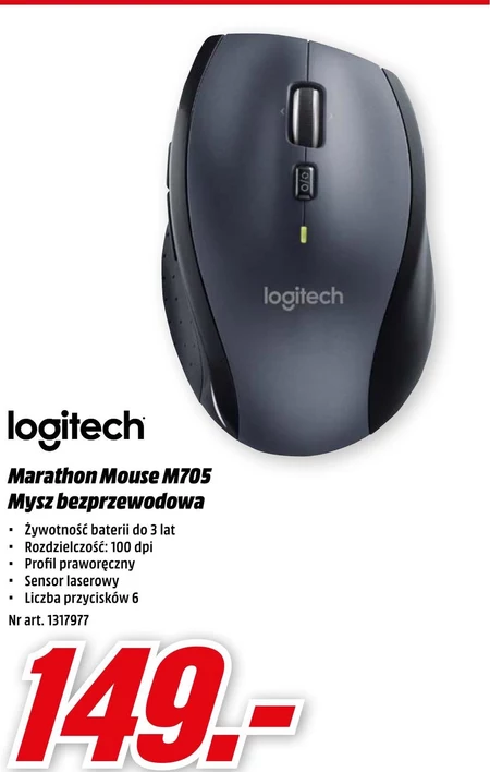 Mysz bezprzewodowa Logitech