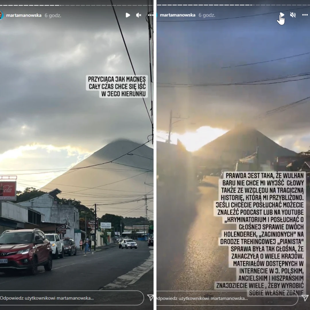 Marta Manowska na Instastories