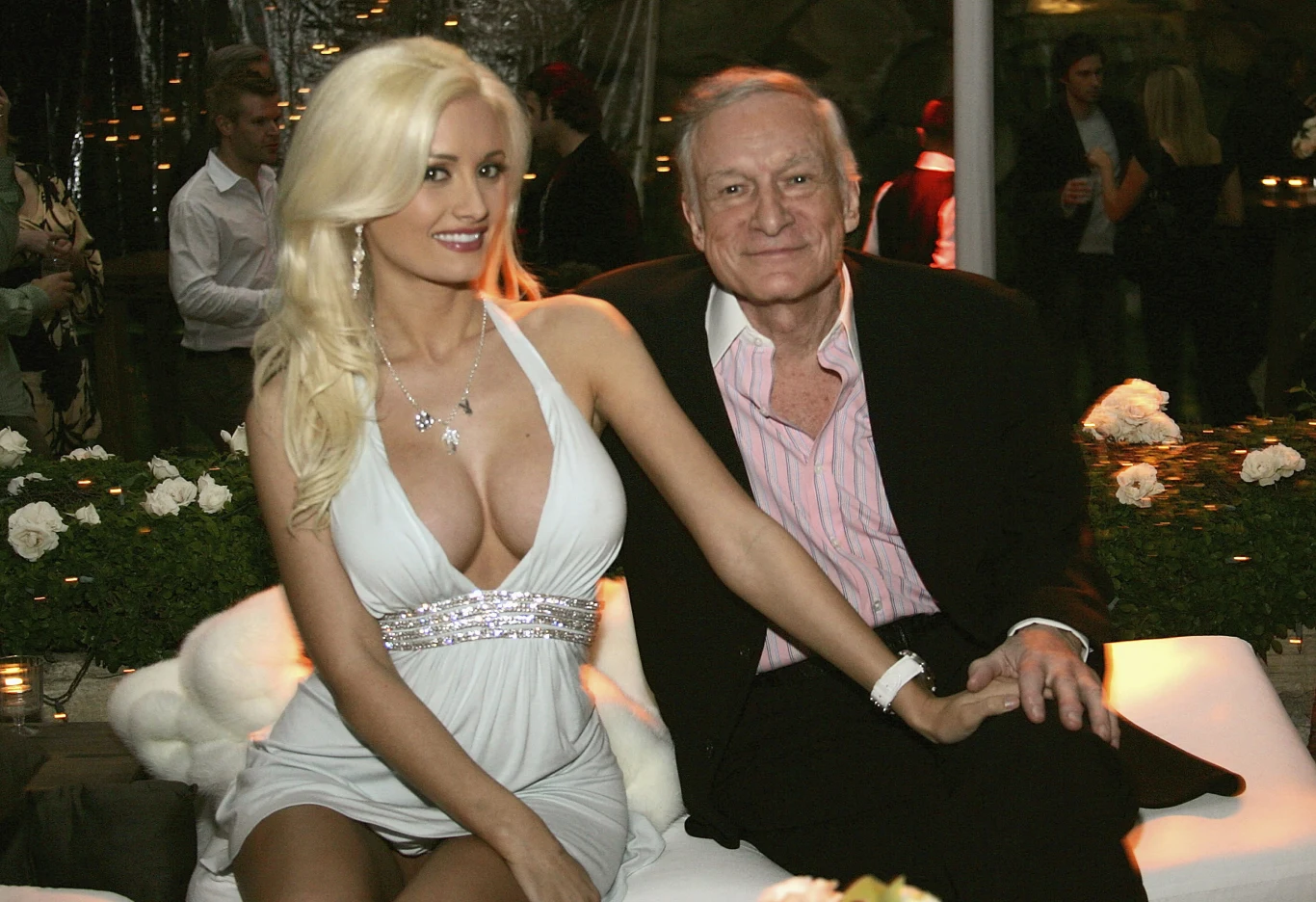 Hugh Hefner i Holly Madison w 2007 roku Hugh Hefner i Holly Madison w 2007 roku