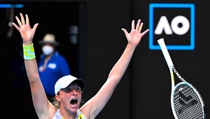 Iga Świątek po triumfie w Australian Open