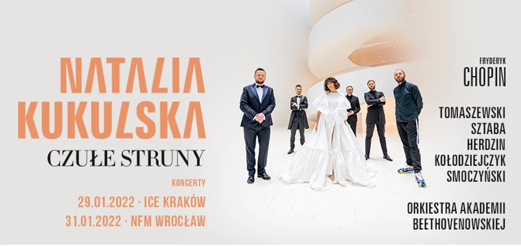 Najbliższe koncerty z programem płyty "Czułe struny" odbędą się 29 stycznia w Krakowie oraz 31 stycznia we Wrocławiu