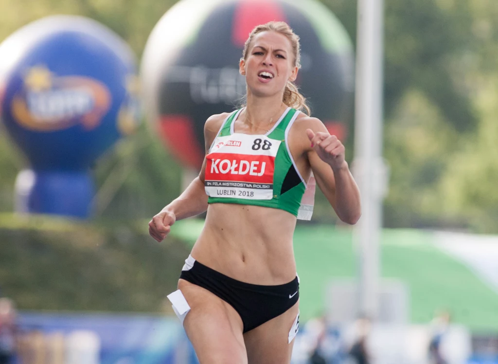 Małgorzata Kołdej jeszcze jako lekkoatletka, obecnie błyszczy w rugby