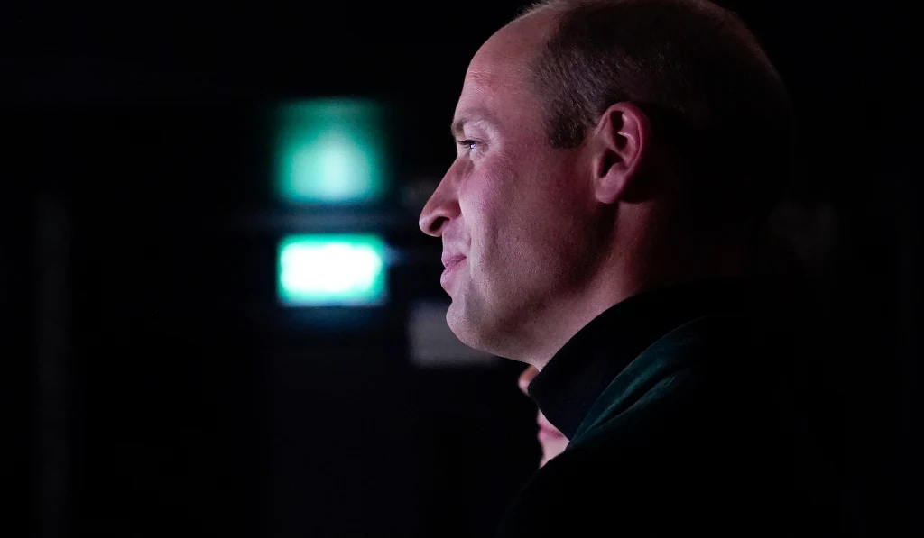 Książę William w żałobie Książę William w żałobie