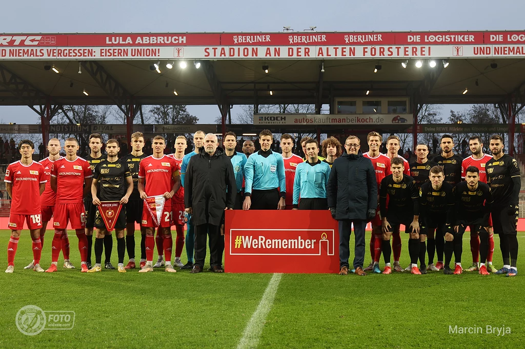 Union Berlin i Widzew pamiętali o rocznicy wyzwolenia niemieckiego obozu zagłady Auschwitz Union Berlin i Widzew pamiętali o rocznicy wyzwolenia niemieckiego obozu zagłady Auschwitz