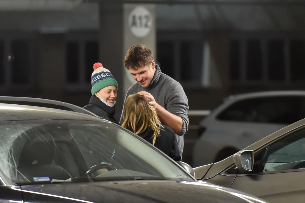 Mikołaj Roznerski z Martą Juras i synem Mikołaj Roznerski z Martą Juras i synem