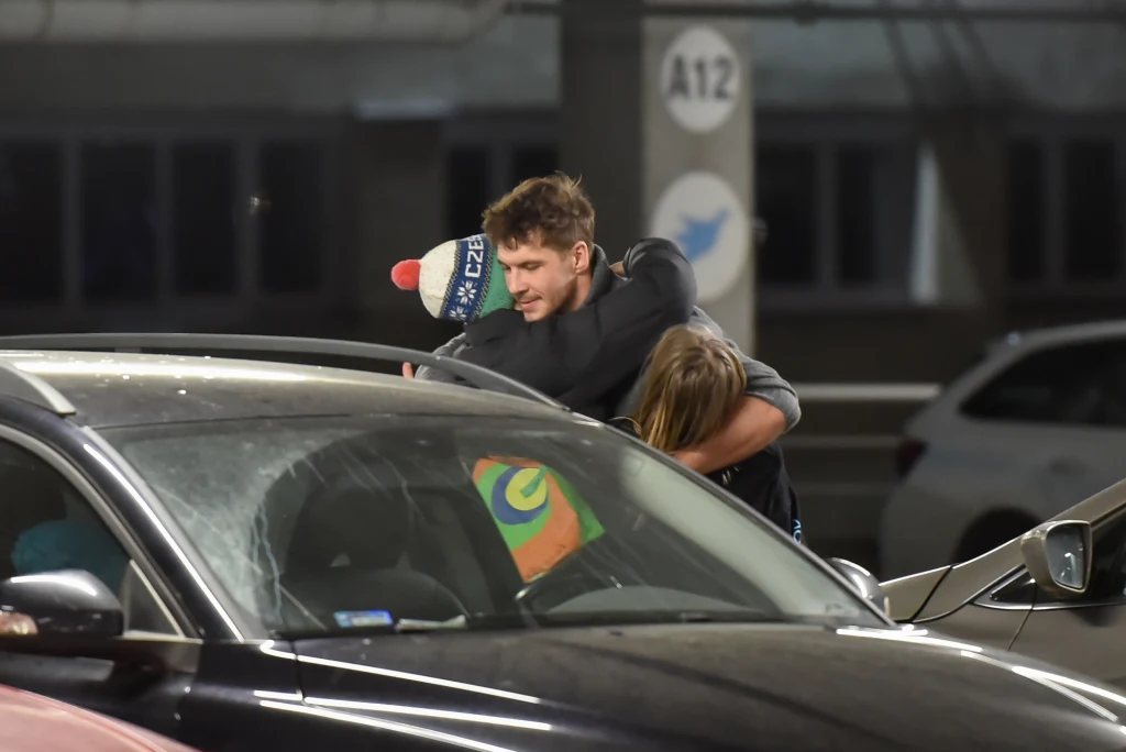 Mikołaj Roznerski z Martą Juras i synem Mikołaj Roznerski z Martą Juras i synem