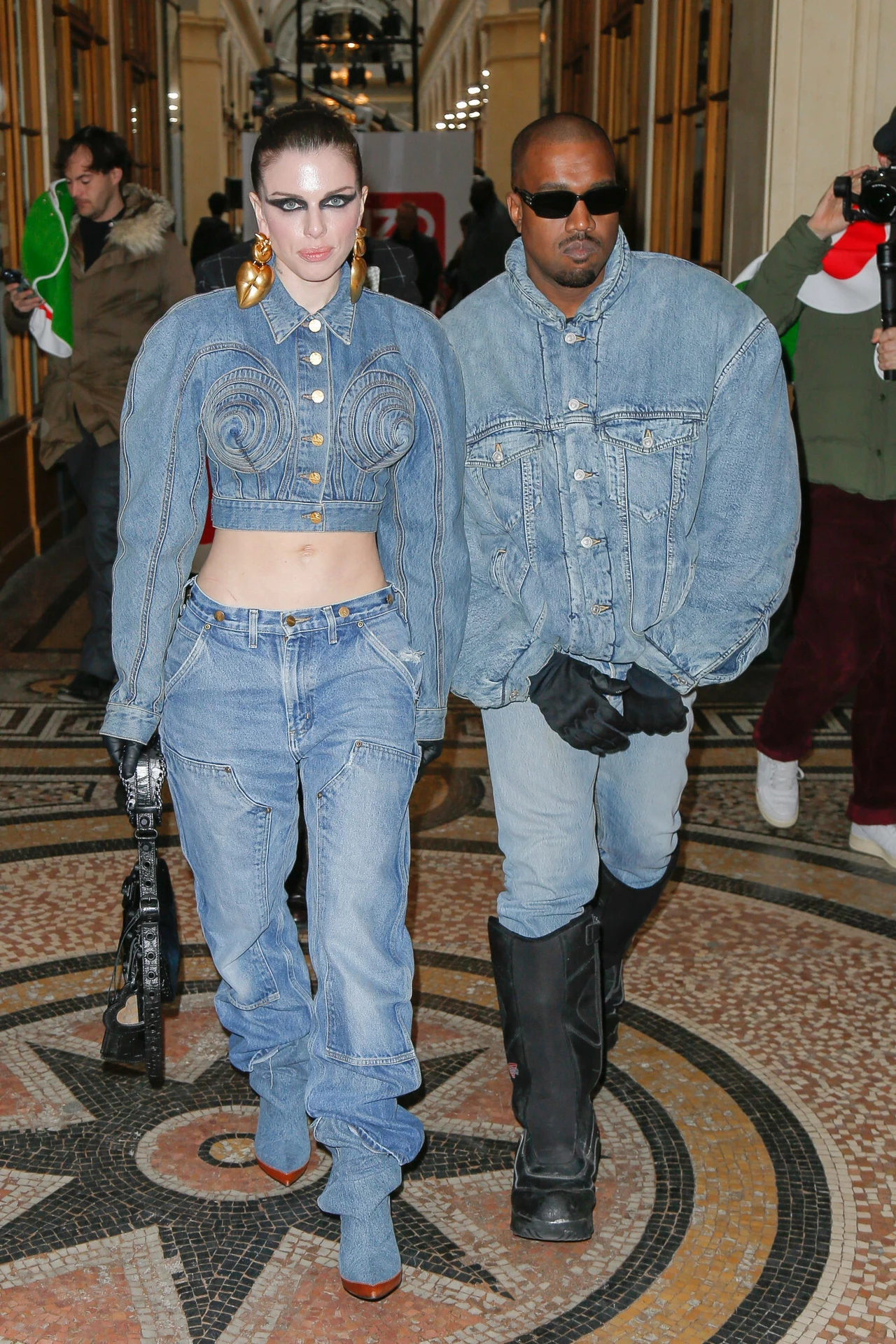 Kanye West ze swoją nową partnerką Julią Fox