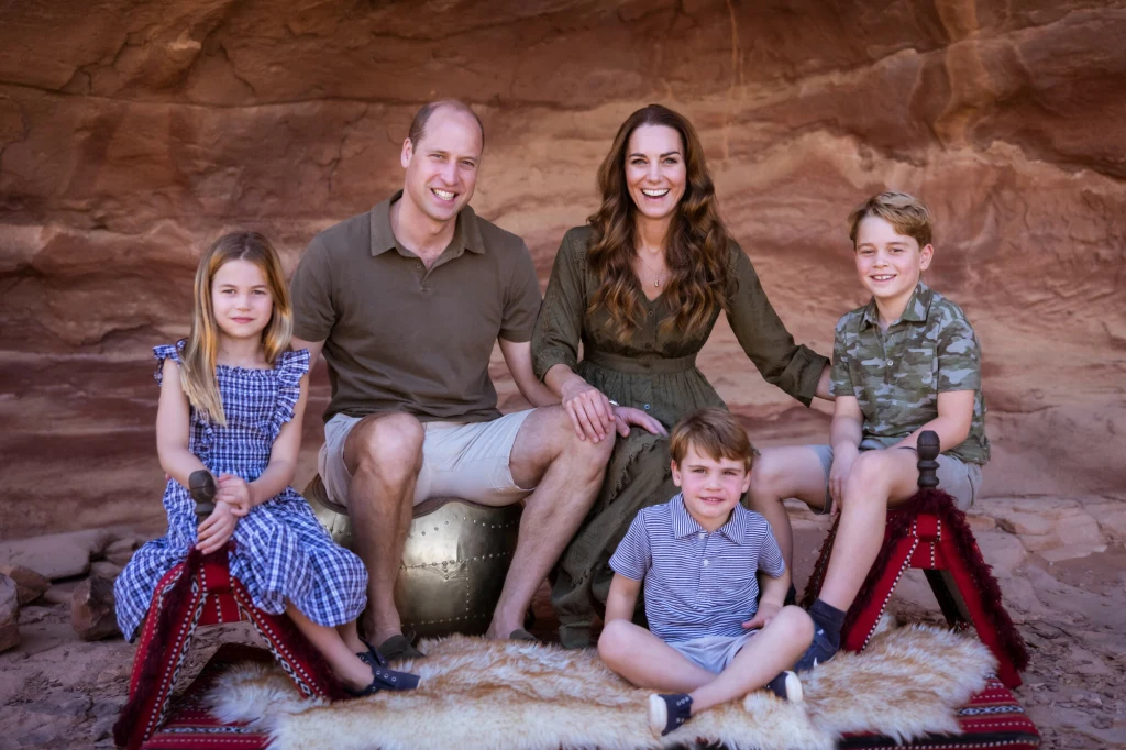Książę William i księżna Kate z dziećmi Książę William i księżna Kate z dziećmi