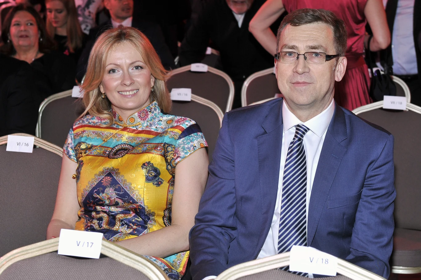 Maciej Orłoś z żoną, Joanną Twardowską-Orłoś Maciej Orłoś z żoną, Joanną Twardowską-Orłoś