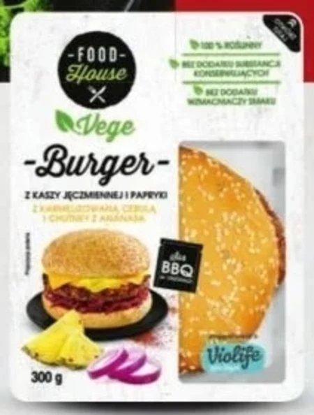 Burger wegański Food House