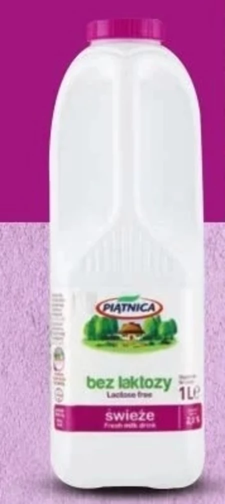 Piątnica Produkt mleczny bez laktozy 2,0% 1 l