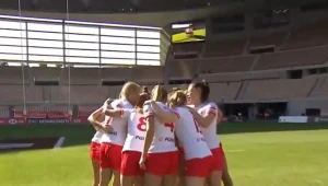 Polskie rugbistki świetnie grają w HSBC World Series / Screen z transmisji World Rugby
