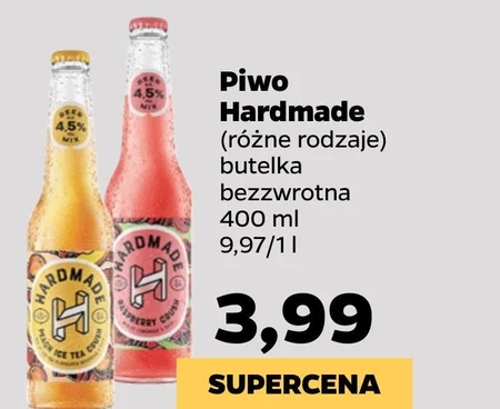 Hardmade Peach Ice Tea Crush Piwo z napojem o smaku czarnej herbaty i brzoskwini 400 ml