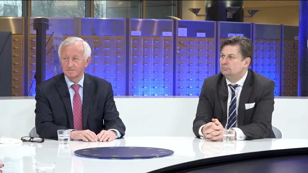 Bogusław Liberadzki (Nowa Lewica) i Maximilian Krah (AfD) Bogusław Liberadzki (Nowa Lewica) i Maximilian Krah (AfD)