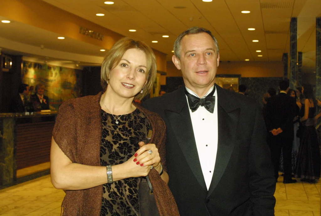 Marek z byłą żoną