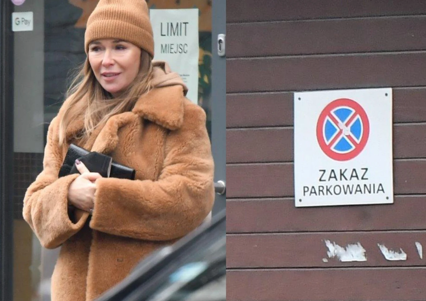 Przetakiewicz parkuje na zakazie