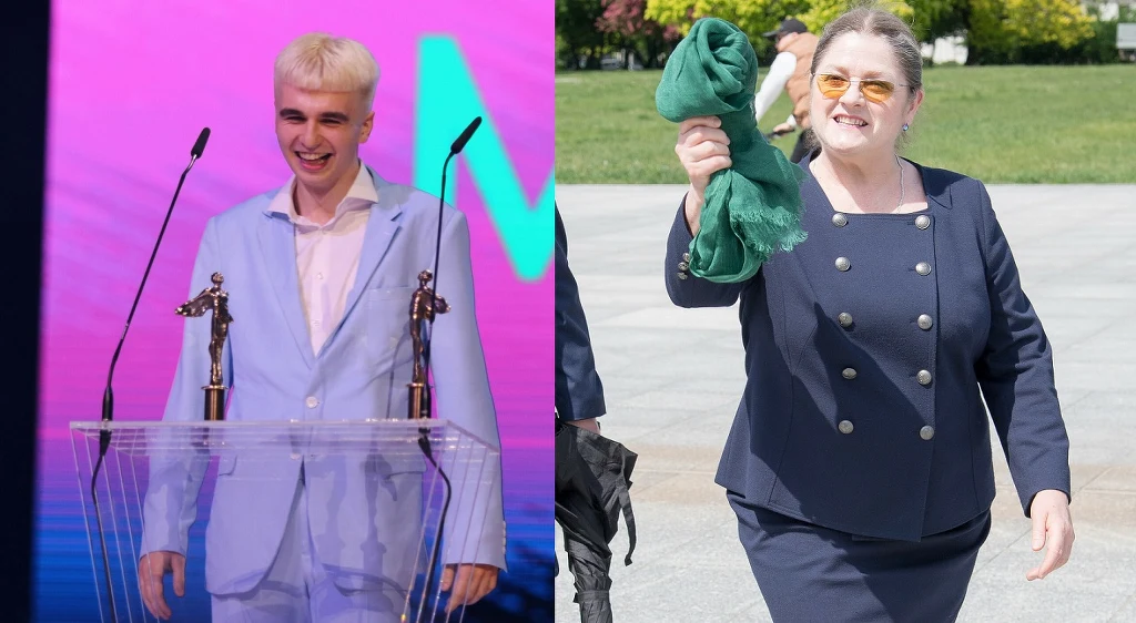 Krystyna Pawłowicz i  Michał "Mata" Matczak