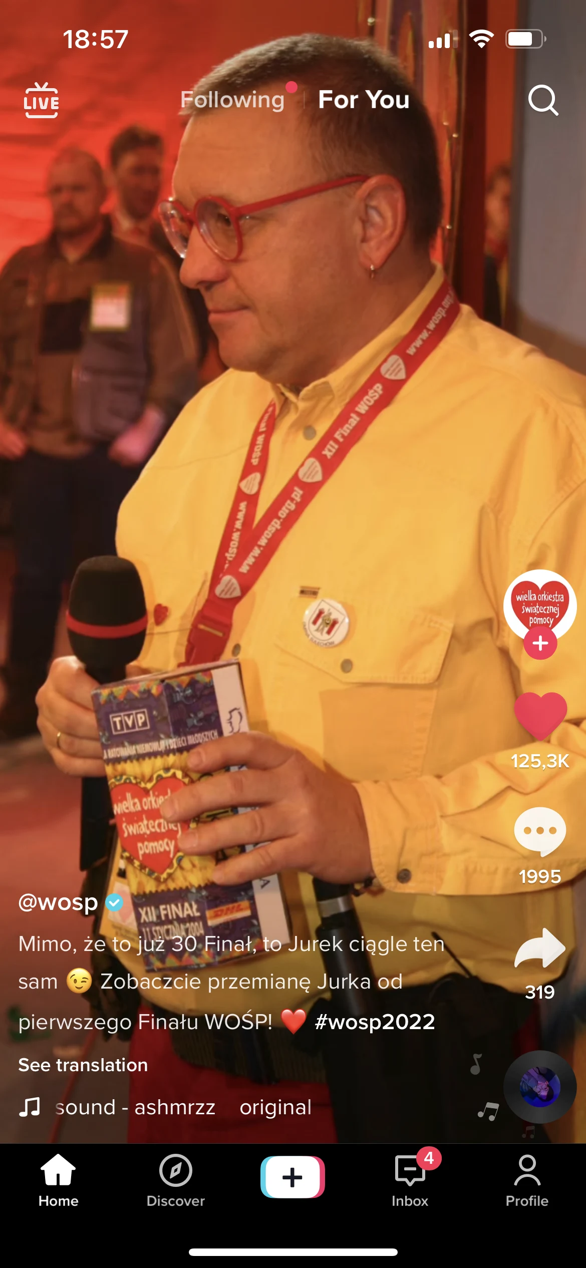 Jurek Owsiak i jego przemiany / @wosp Jurek Owsiak i jego przemiany / @wosp