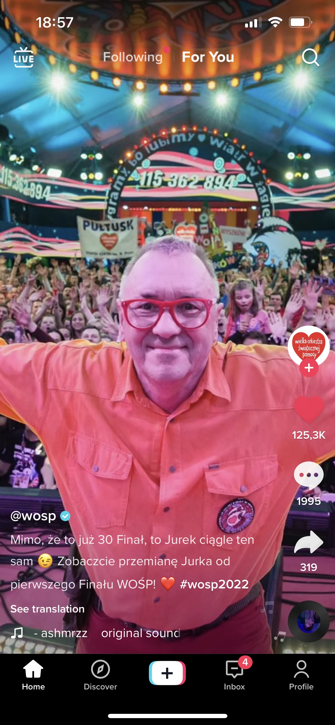 Jurek Owsiak i jego przemiany /@wosp Jurek Owsiak i jego przemiany /@wosp