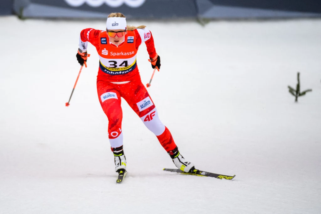 Pekin 2022. Monika Skinder, biegi narciarskie (sylwetka) Pekin 2022. Monika Skinder, biegi narciarskie (sylwetka)