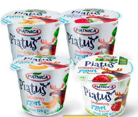 Piątnica Piątuś Serek malinowy 125 g