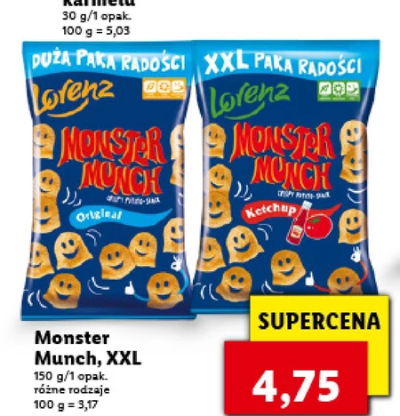 Monster Munch Chrupki ziemniaczane o smaku ketchupowym 150 g