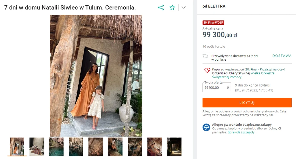 Natalia Siwiec dla WOŚP Natalia Siwiec dla WOŚP