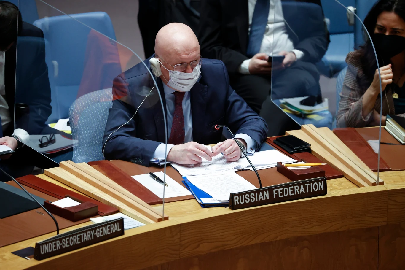 Ambasador Rosji Wasilij Nebenzia